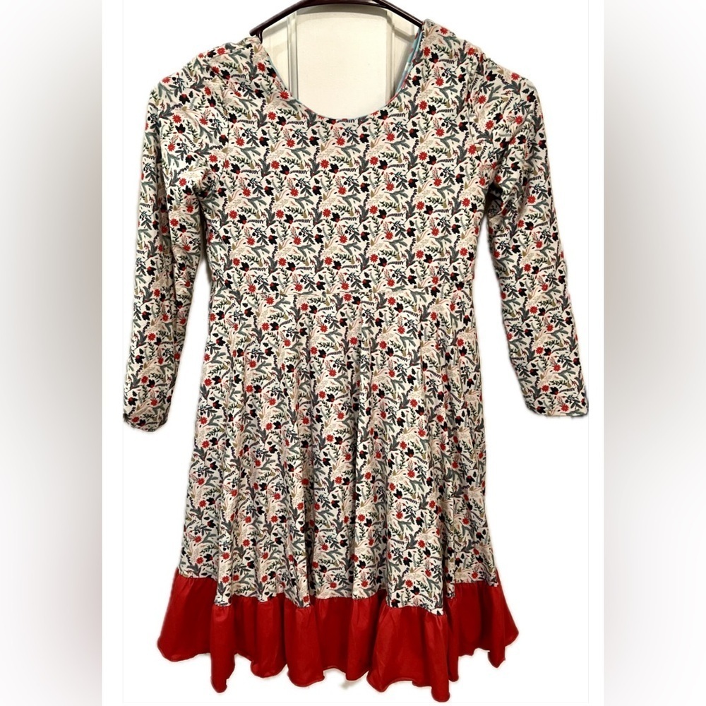 Evie's Closet Reversible Holiday Christmas Valentines Dress - Size 7
